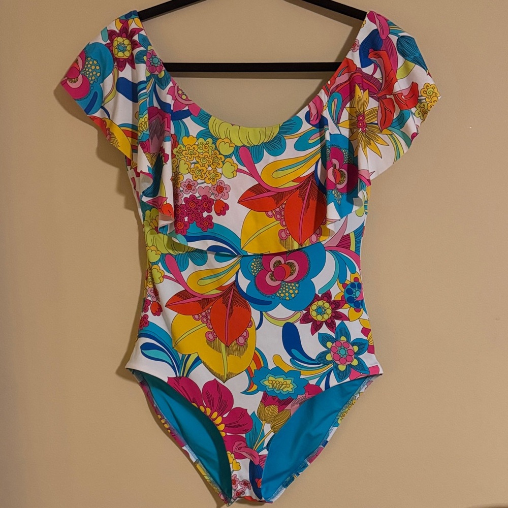 Trina Turk Fontaine Floral One Piece Swimsuit